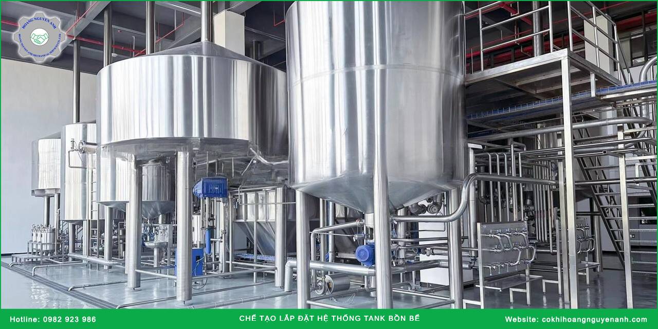 Giới thiệu chung về dịch vụ chế tạo lắp đặt hệ thống tank bồn bể